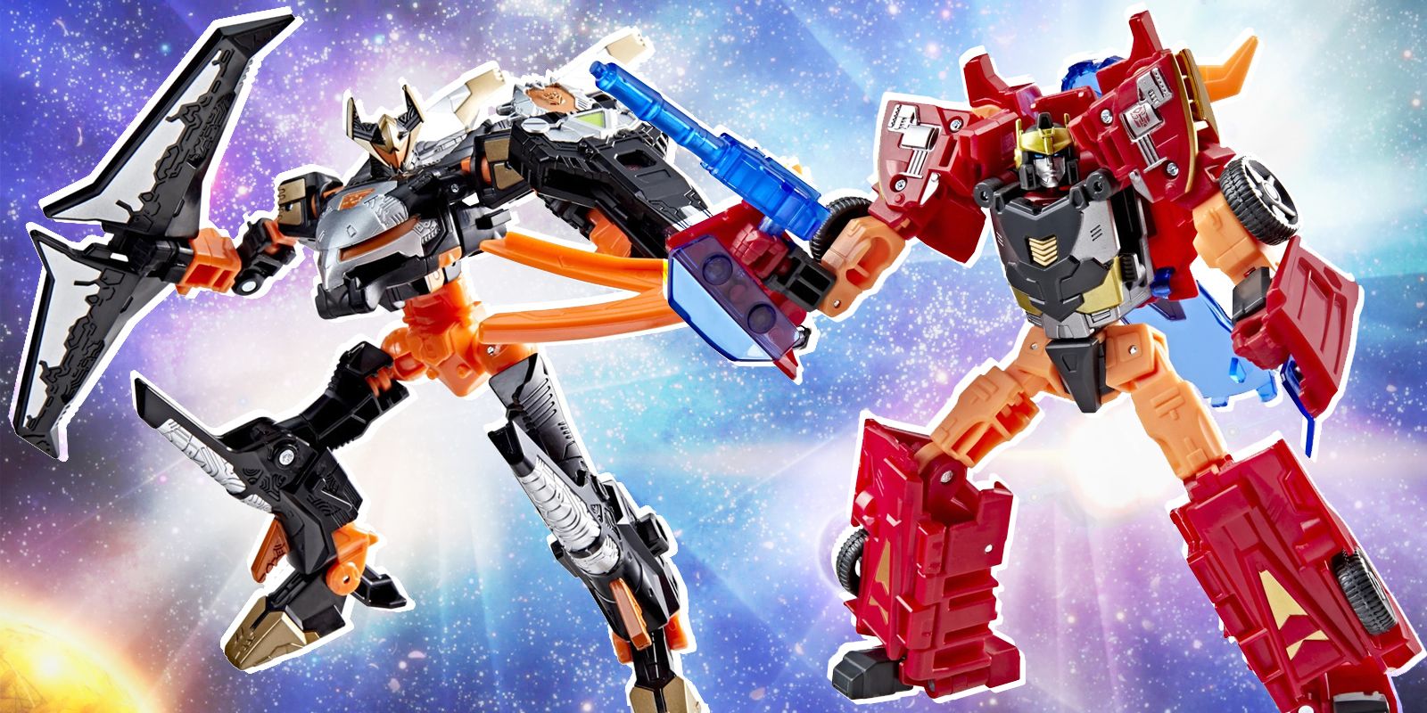 Transformers: Age of the Primes Deluxe Cybertron Sideway and Excellion figures