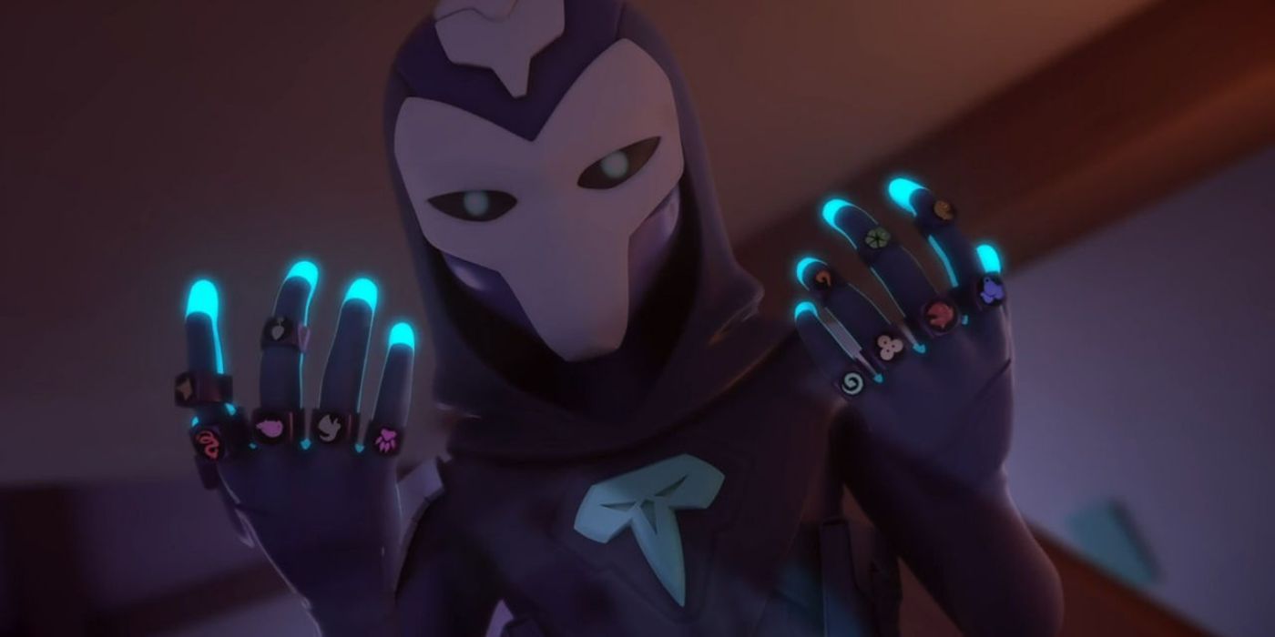 Spectral Looter mirándose las manos de Miraculous World London: At The Edge of Time.