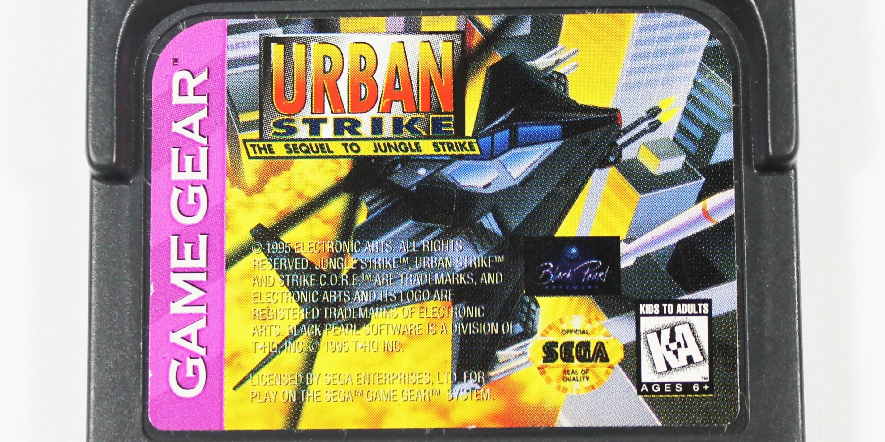 Urban Strike Game Gear cartridge