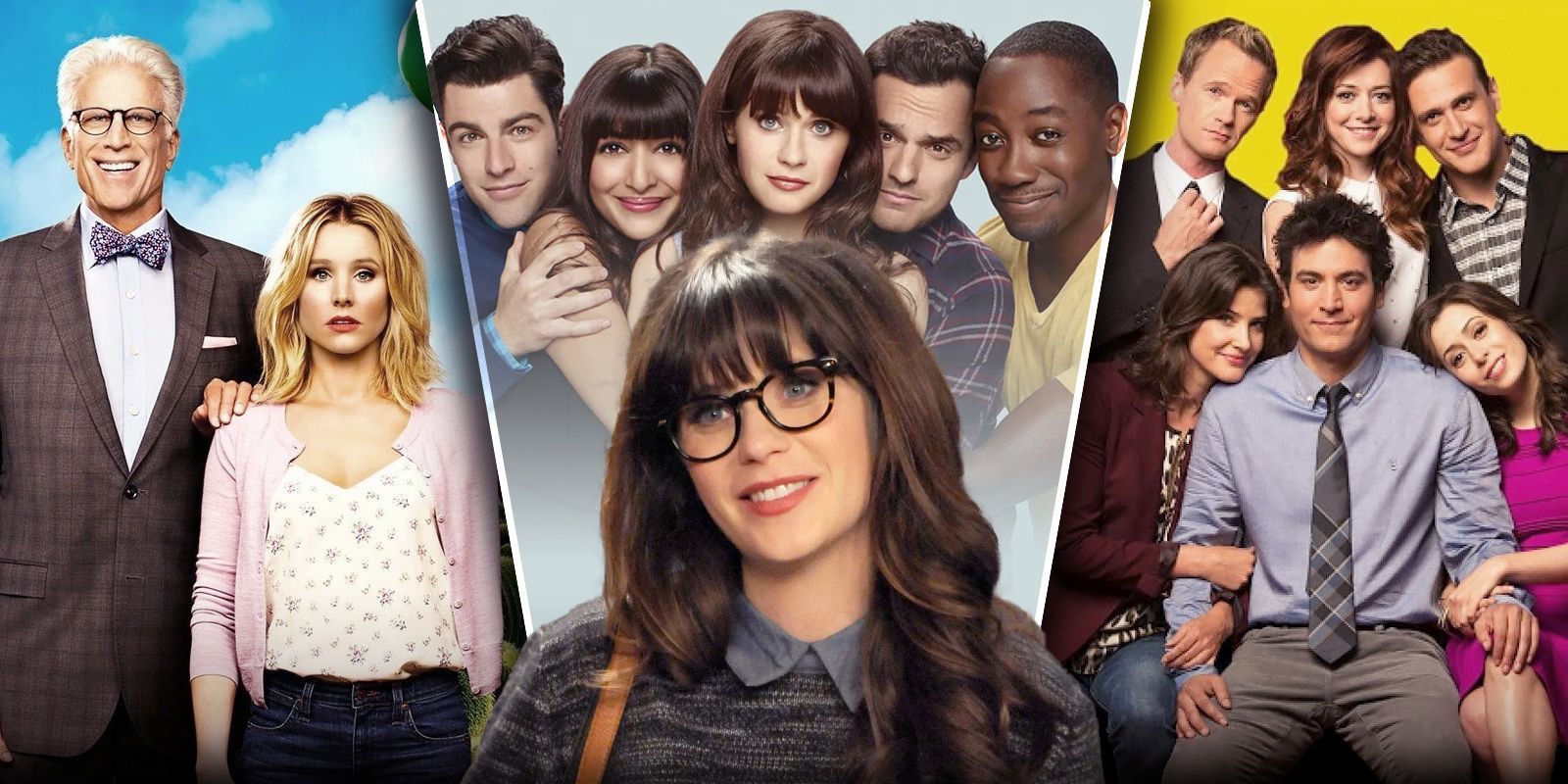 10-Annoying-Sitcom-Endings-Fans-Still-Can't-Stand featuring New Girl, The Good Place and HIMYM