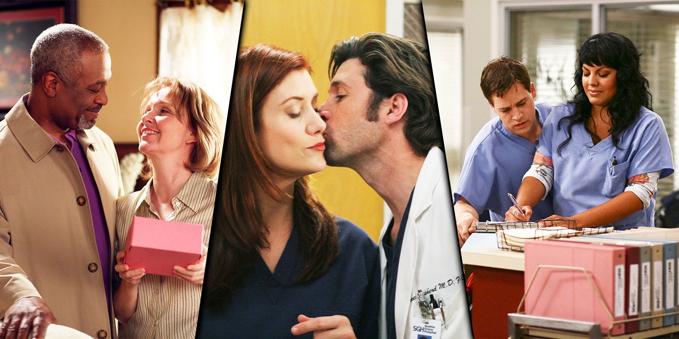 Derek and Addison, Richard and Ellis and Callie ad George from Grey's Anatomy