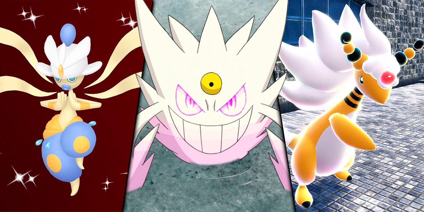 Mega Ampharos Brilliant, Mega Gengar Brillant y Mega Mega Medicham
