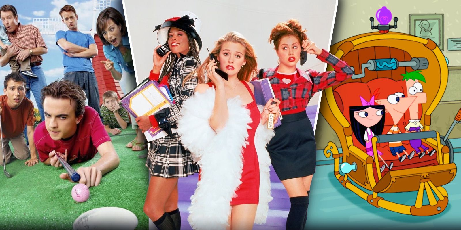 10 to come-tv-reboots-&-revals, -ranked-by-fan-excitation with Clueless, Malcolm in the middle and Phineas and Ferb