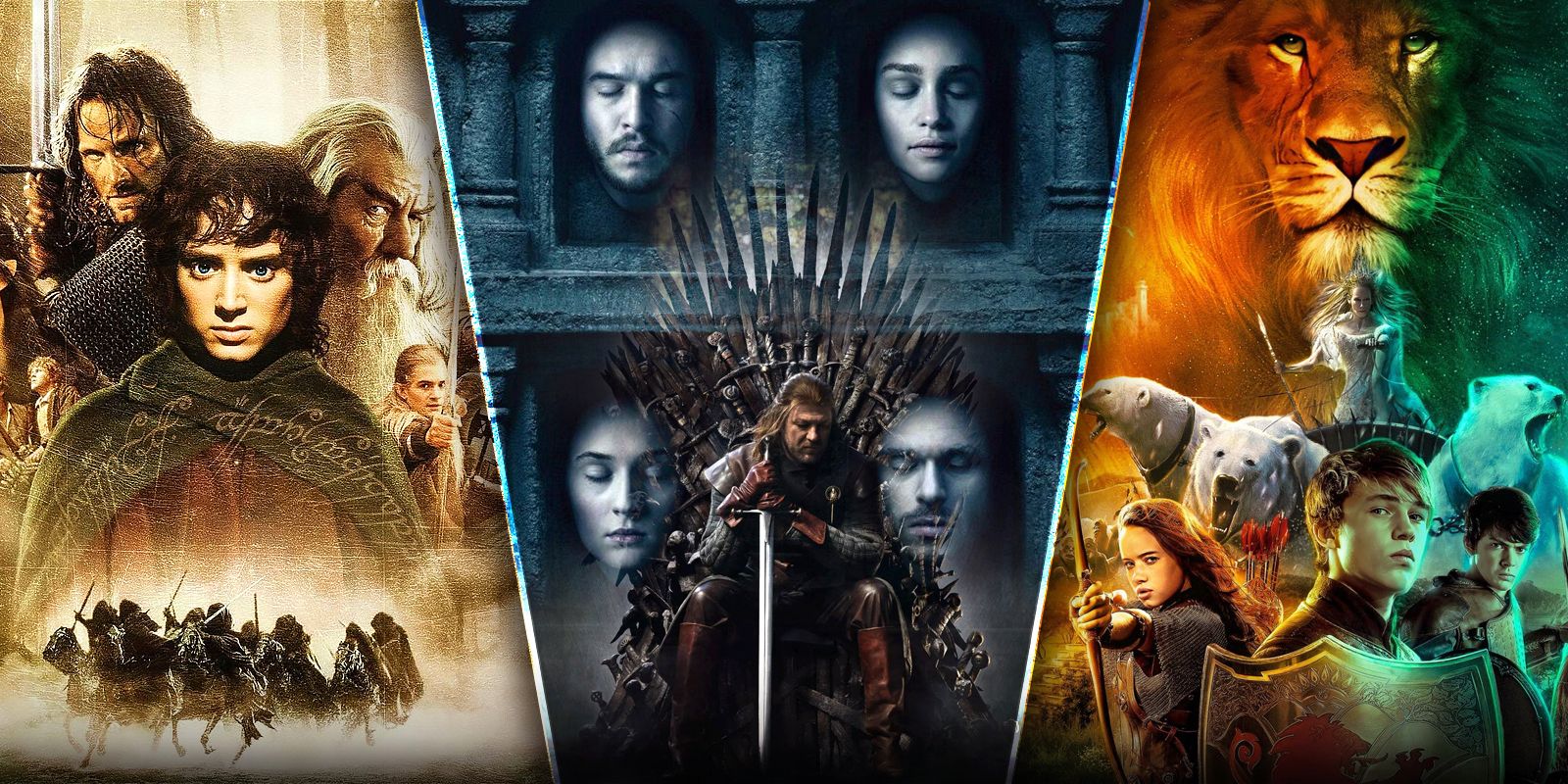 10-Weird-Things-That-Happen-in-Every-Fantasy-Drama featuring Game of Thrones, Lord of the Rings, and Narnia