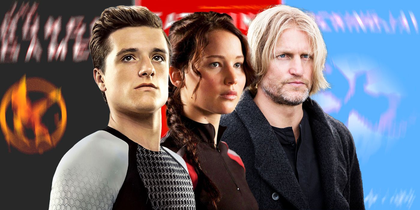 Katniss, Peeta y Haymitch de Los Juegos del Hambre