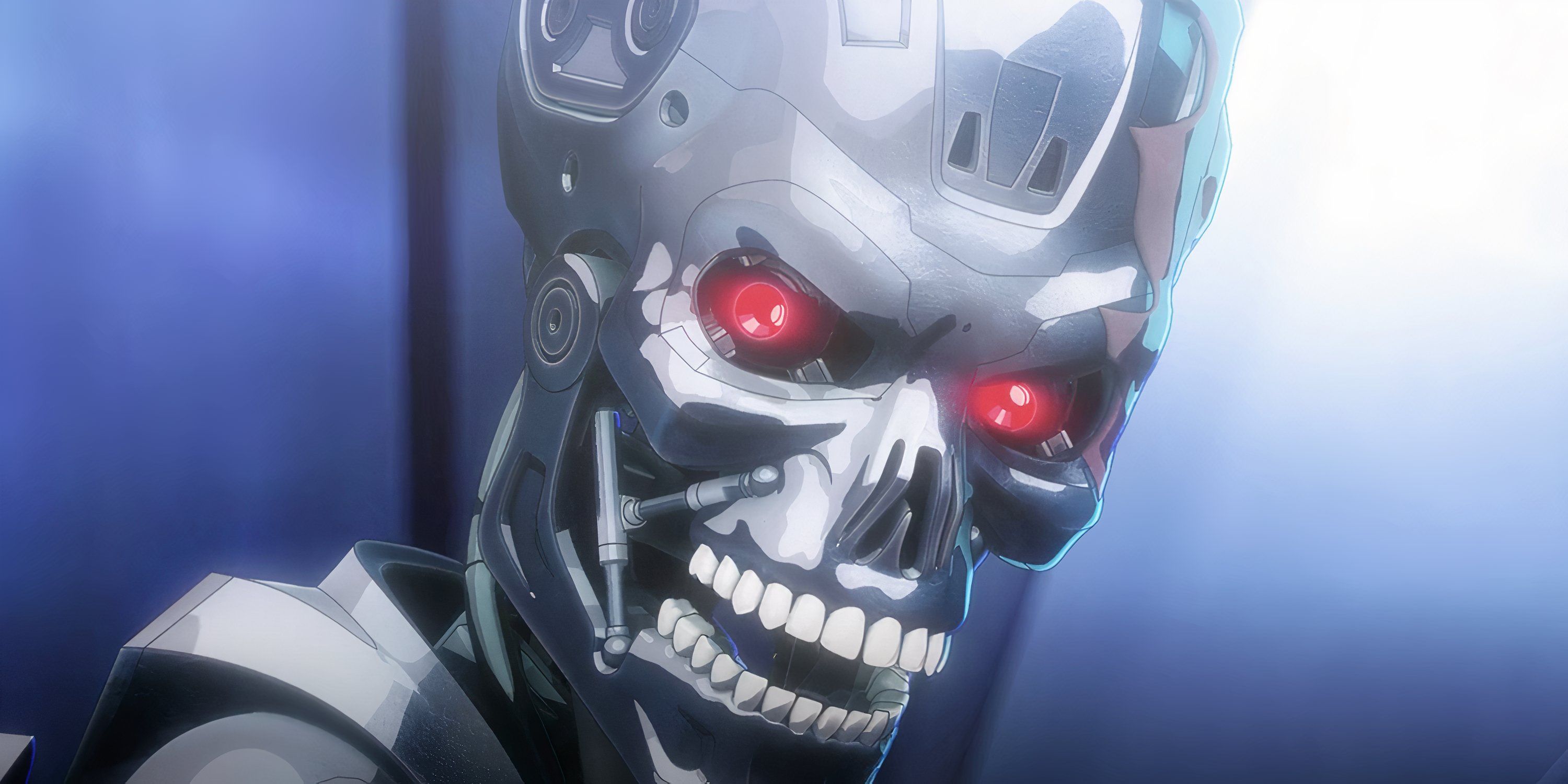 The T-800 talks to Kenta in Terminator Zero