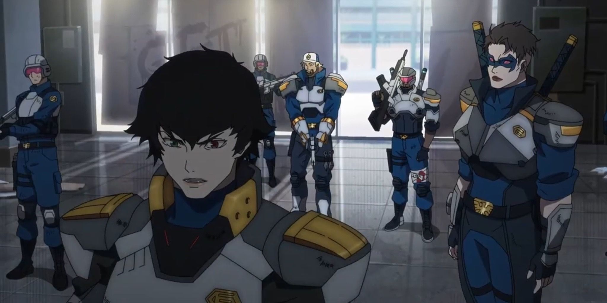 Lady y Darkcom ingresan al escondite del Conejo Blanco en Devil May Cry de Netflix