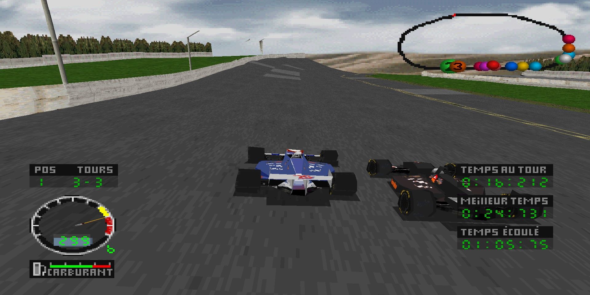 Andretti Racing Saturn Gameplay