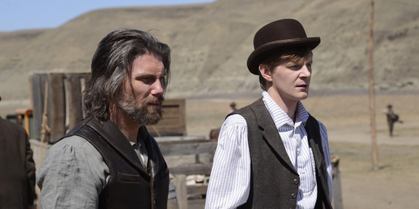 Anson Mount and Ben Esler in Hell on Wheels