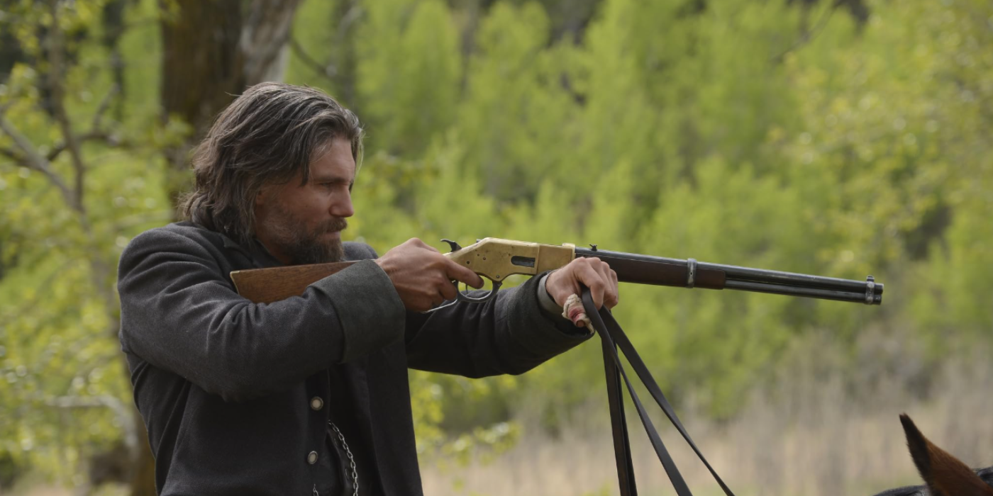 Anson Mount shooting in Hell on Wheels