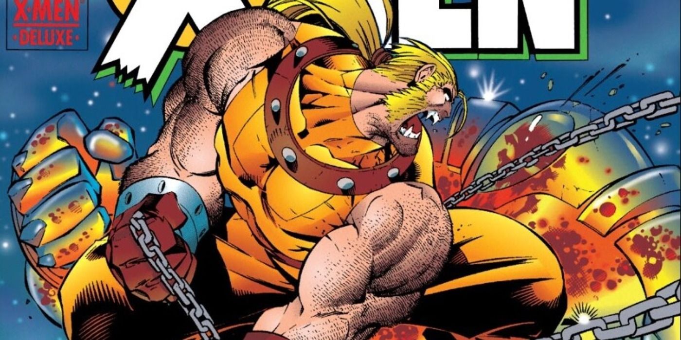 Astonishing X-Men #2 cover art featuring Sabretooth and Holocaust
