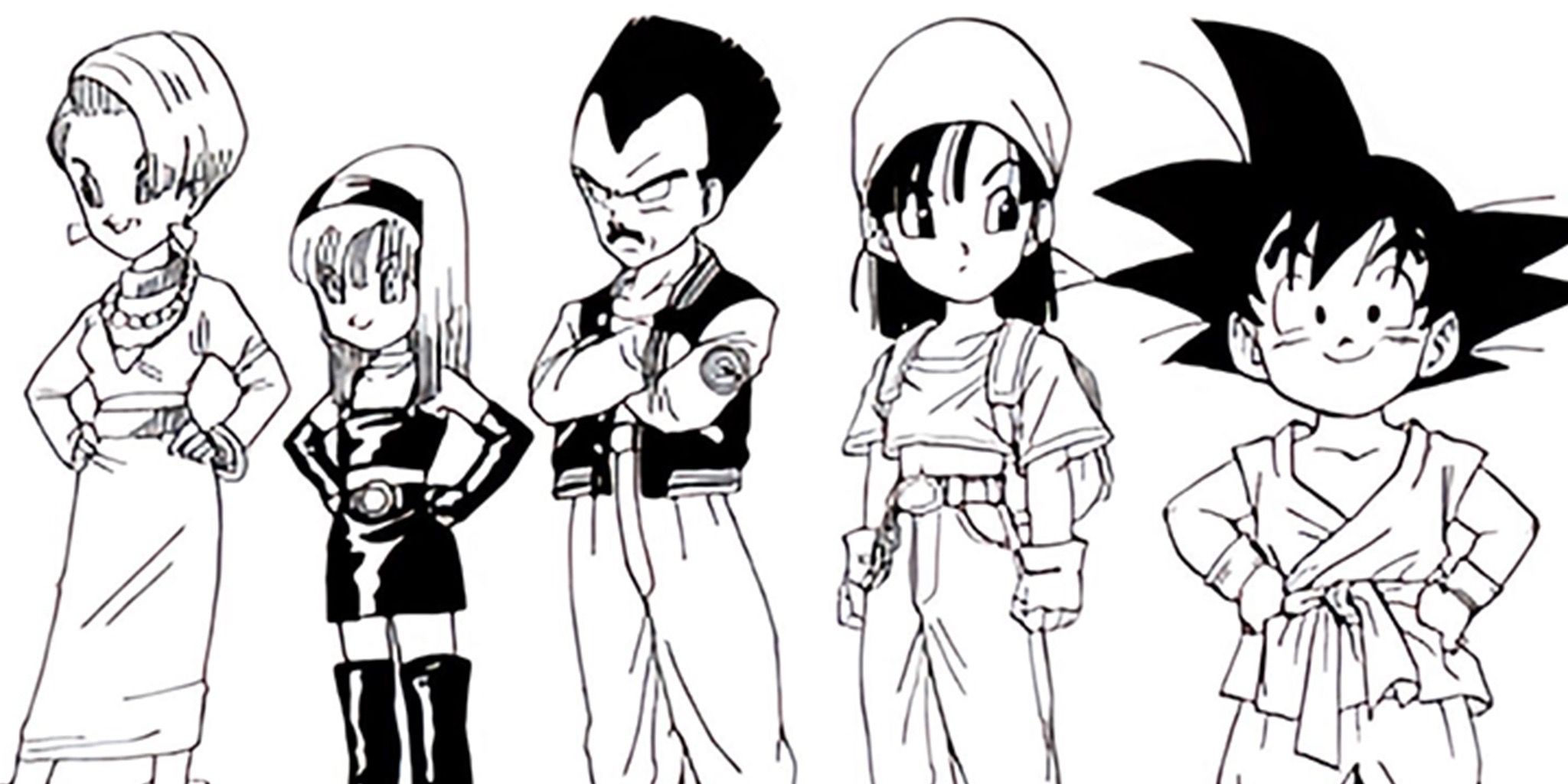 Designs de personagens de Akira Toriyama para Dragon Ball GT