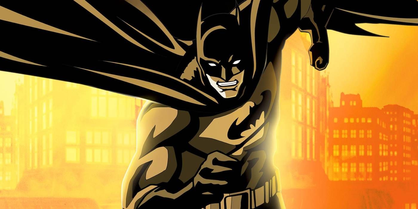Batman charges forward in Batman Gotham Knight