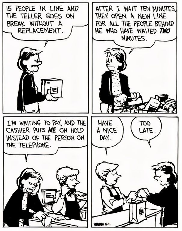 Calvin y Hobbes Relatable - Esperando para siempre