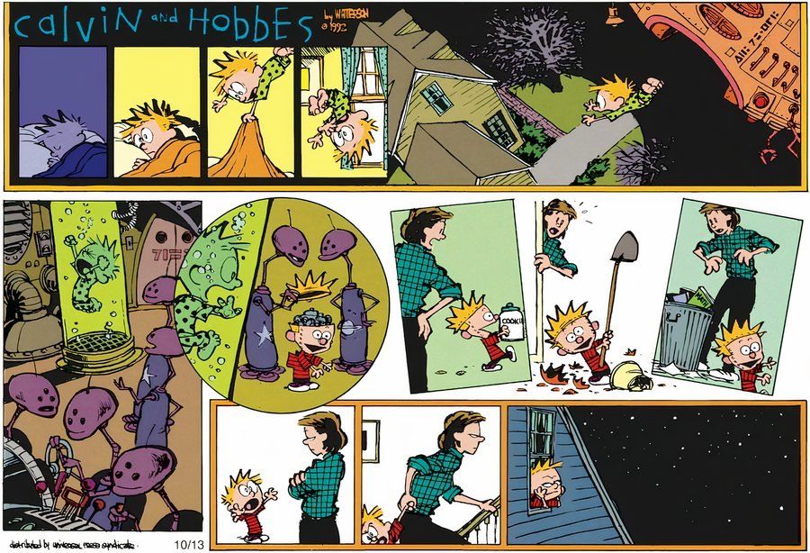 Calvin and Hobbes robot - Aliens and Robots