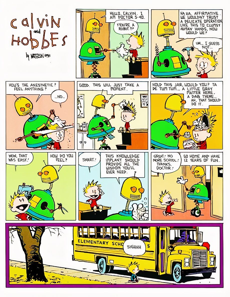 Calvin and Hobbes robot - Robot Doctor