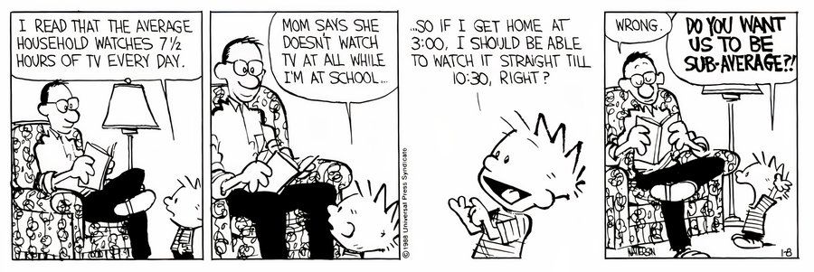 Calvin y Hobbes Televisión - 7 12 horas de tv