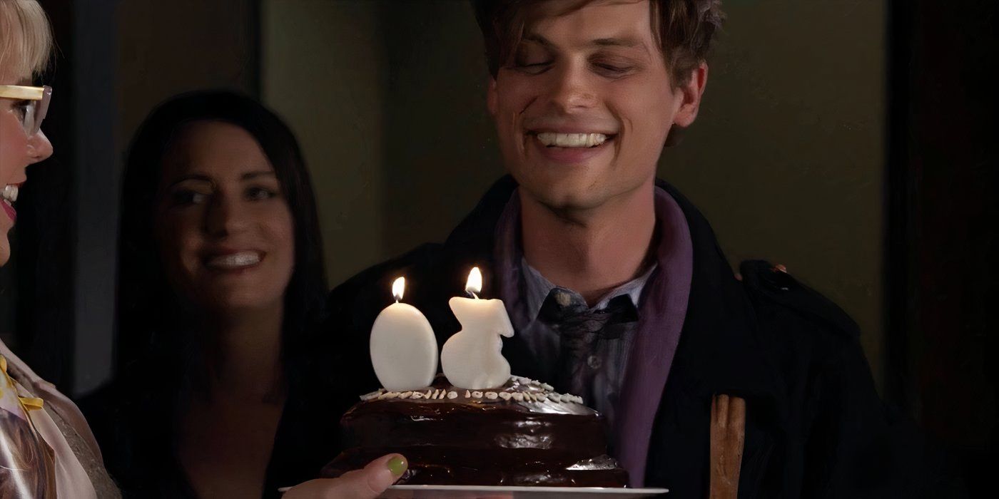 "Criminal Minds" Reid soplando las velas de su cumpleaños en "True Genius"