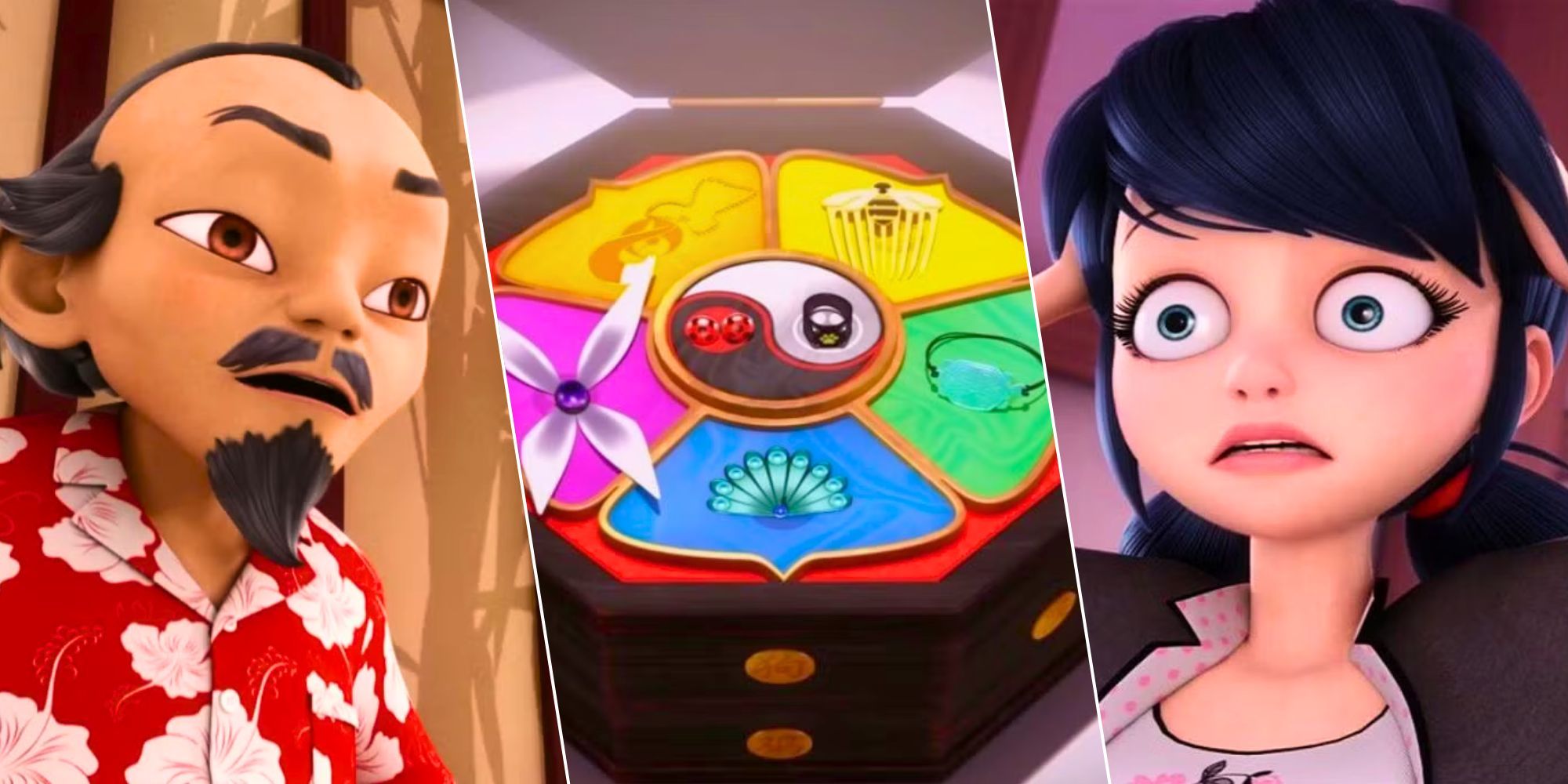 Imagem personalizada do mestre Fu, The Miracle Box, Marinette da Miraculous Ladybug & Cat Noir