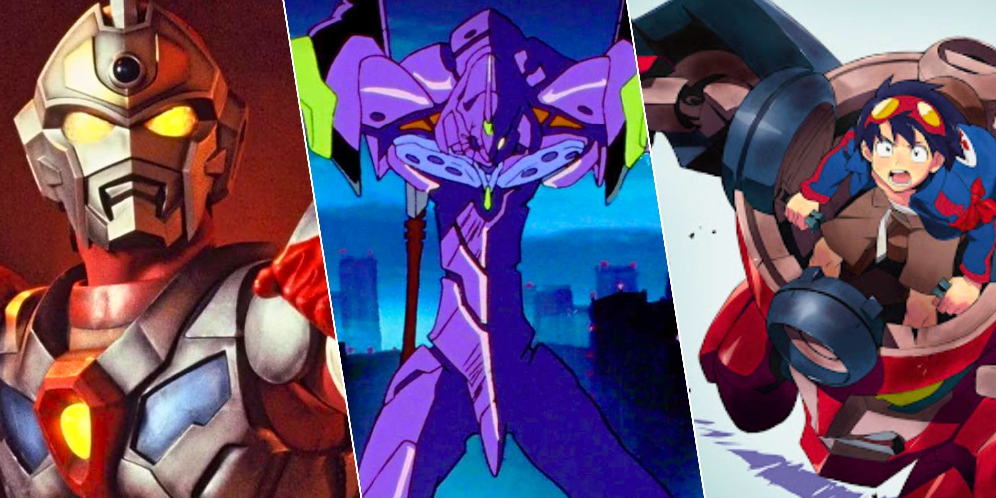 Imagem personalizada do SSSS. Gridman, Neon Genesis Evangelion, Gurren Lagann