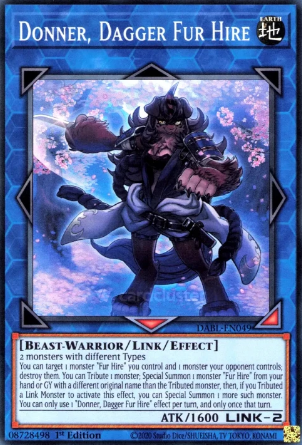 Donner, Dagger Fur Hire