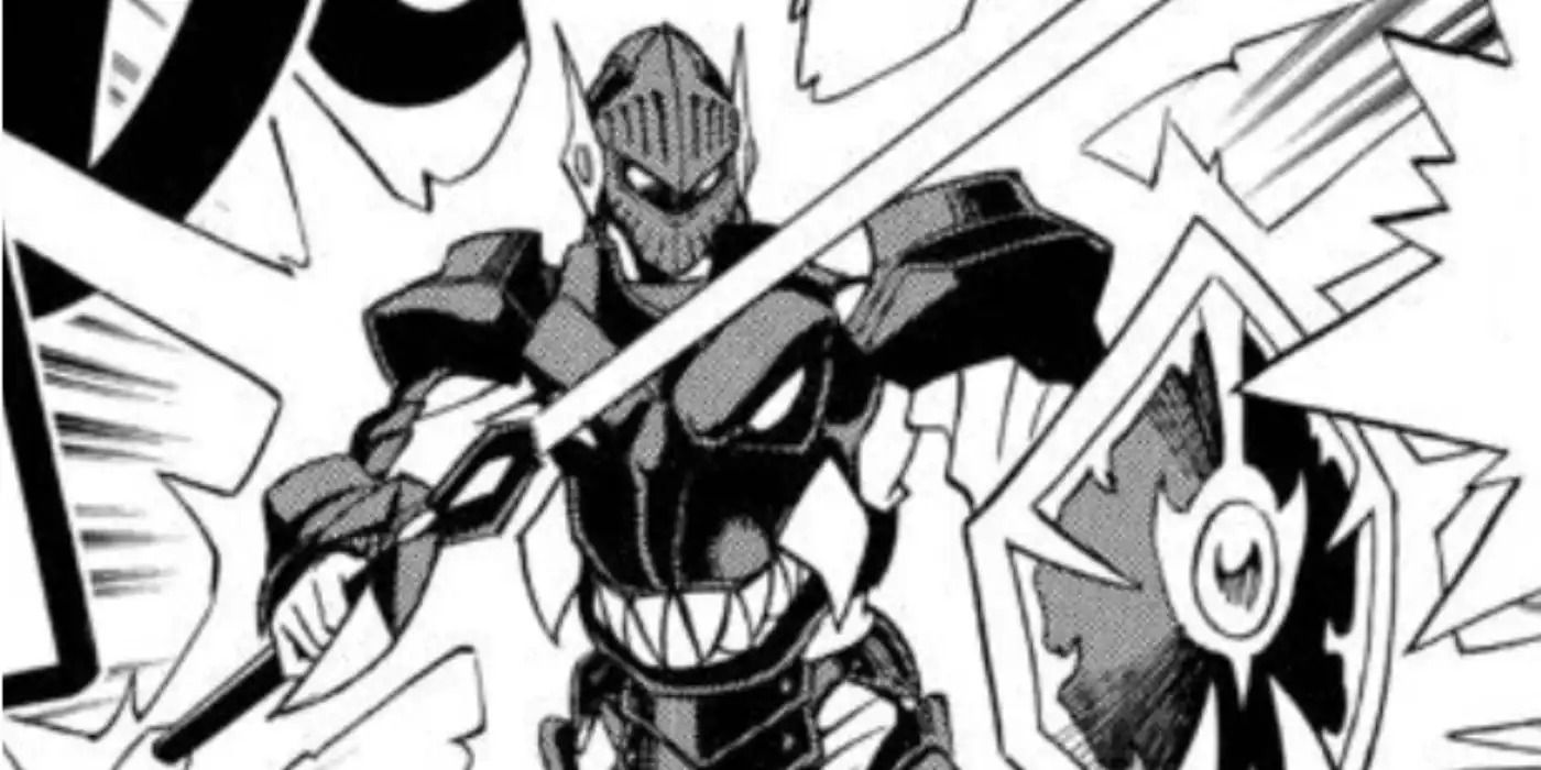 Dragon Mail Knight from the Yu-Gi-Oh! GX manga