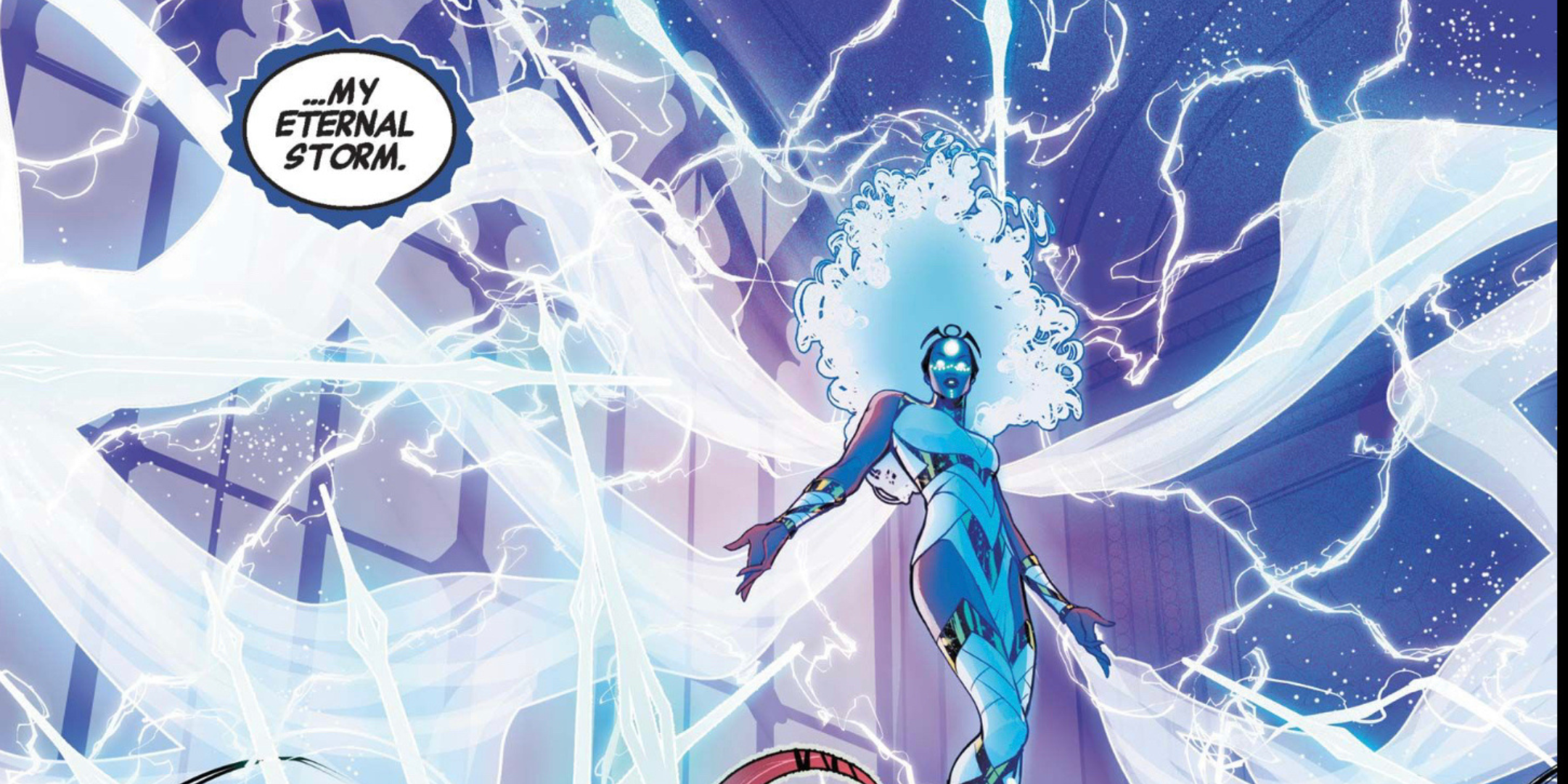 Storm becomes the avatar of Eternity.