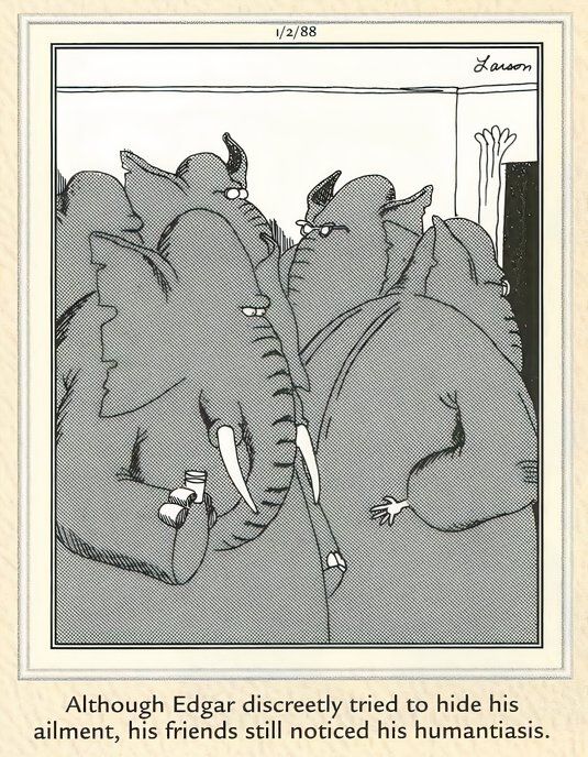 Far Side Elephants - Humantiasis