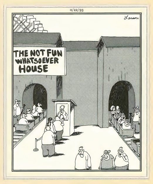 Far Side Memes - No Fun House