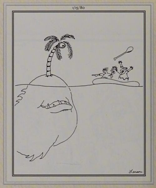 Un monstruo asusta a los marineros