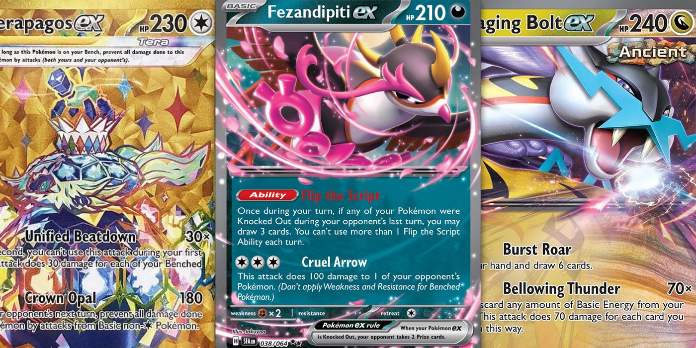 Fezandipiti ex, Raging Bolt ex, Terapagos ex-1