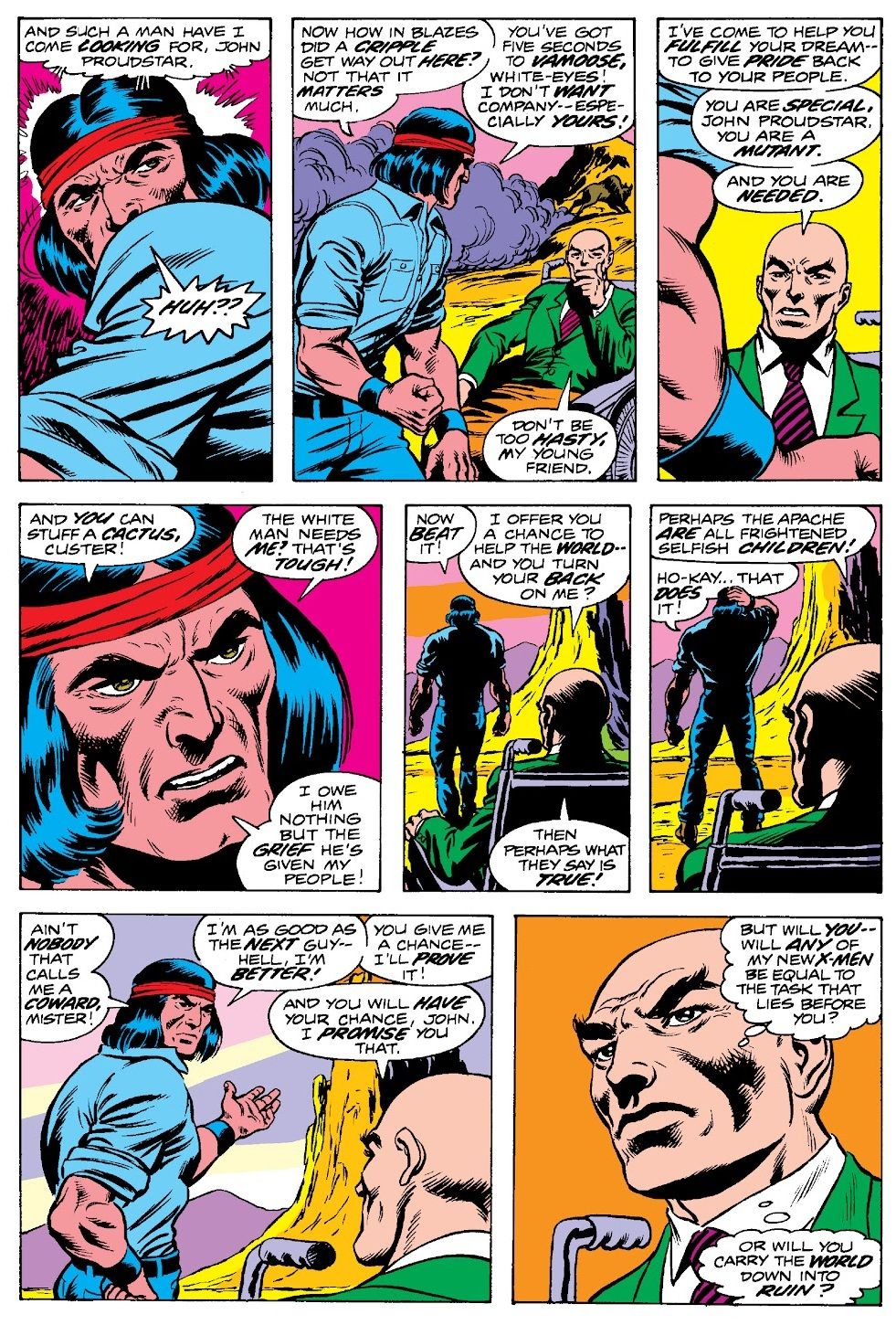 Thunderbird agrees to join the X-Men