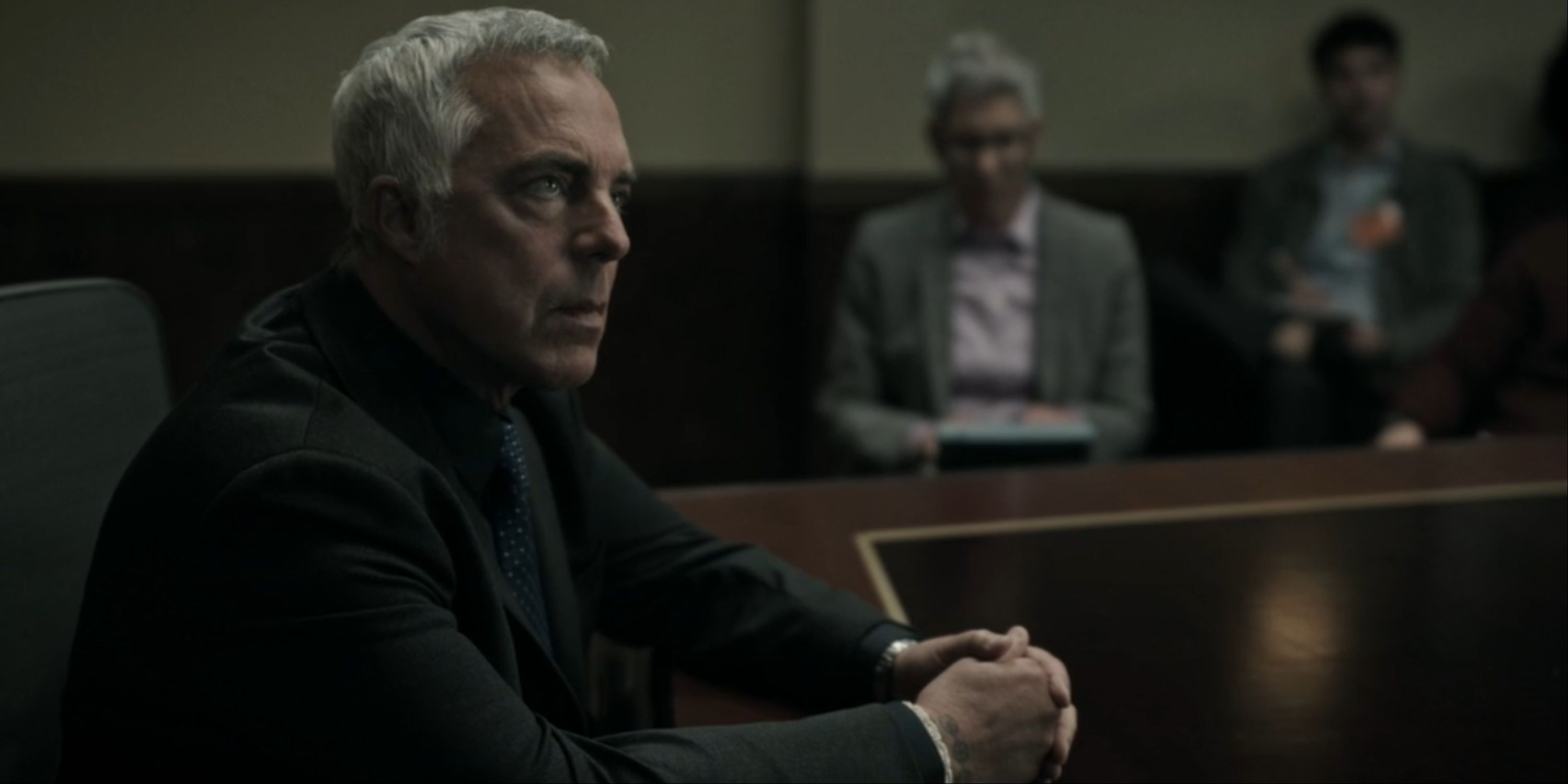 Harry testifies in front of a grand jury in Bosch Legacy Season 3