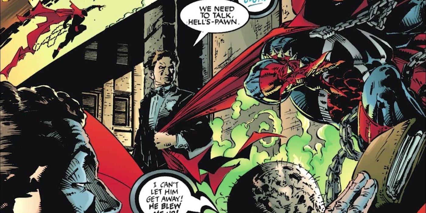 Harry Houdini encounters Spawn.