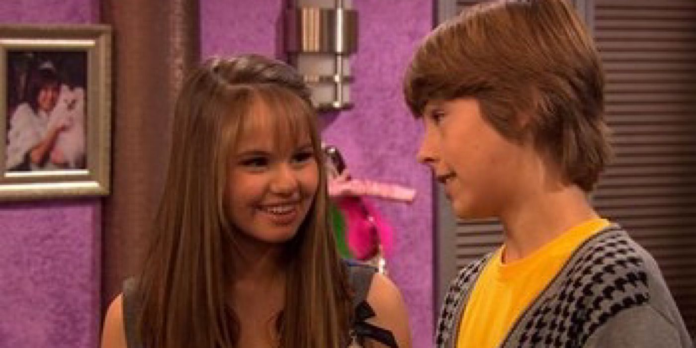 Suite Life on Deck - Bailey and Cody talking in her room