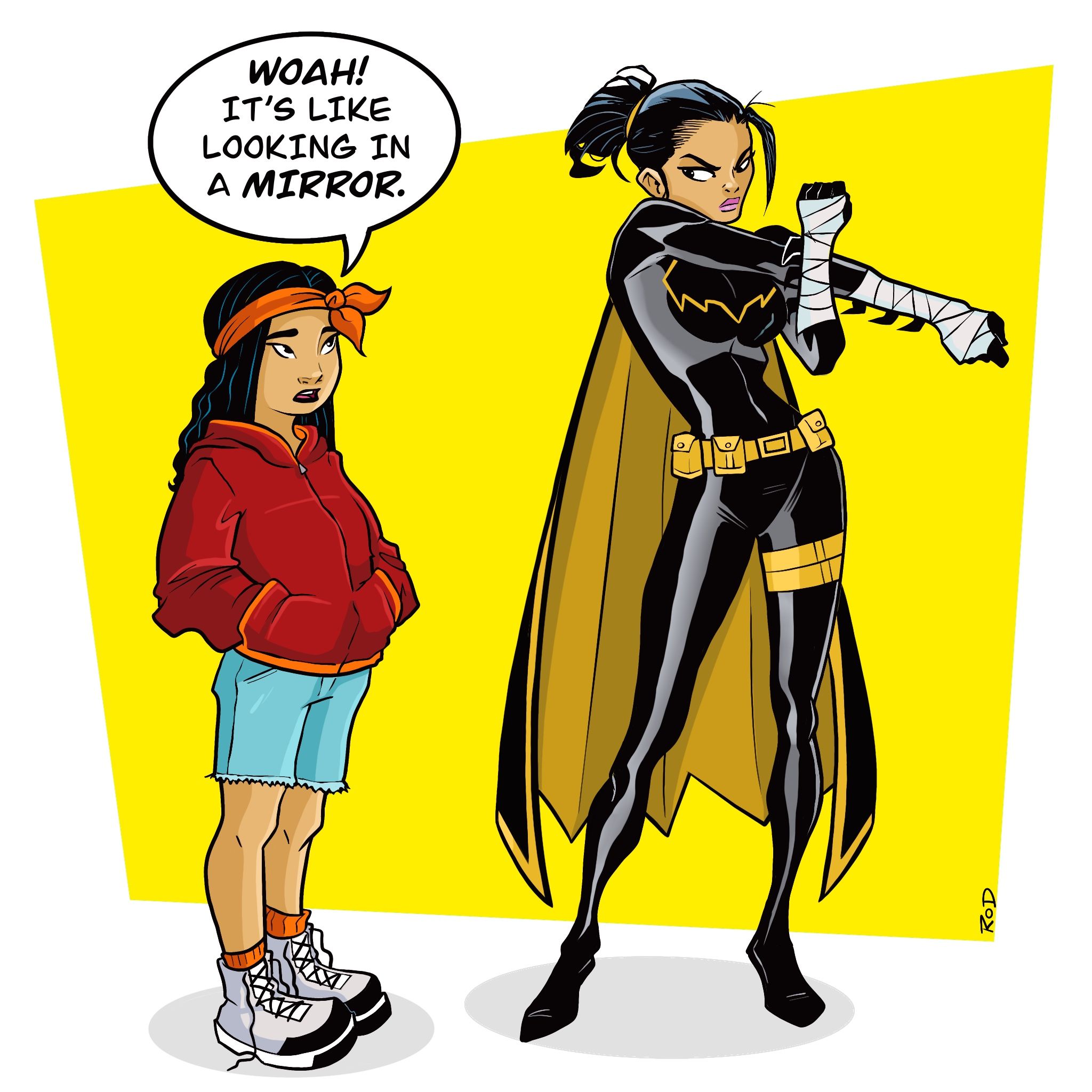 Cassandra Cain encontra sua versão dos quadrinhos