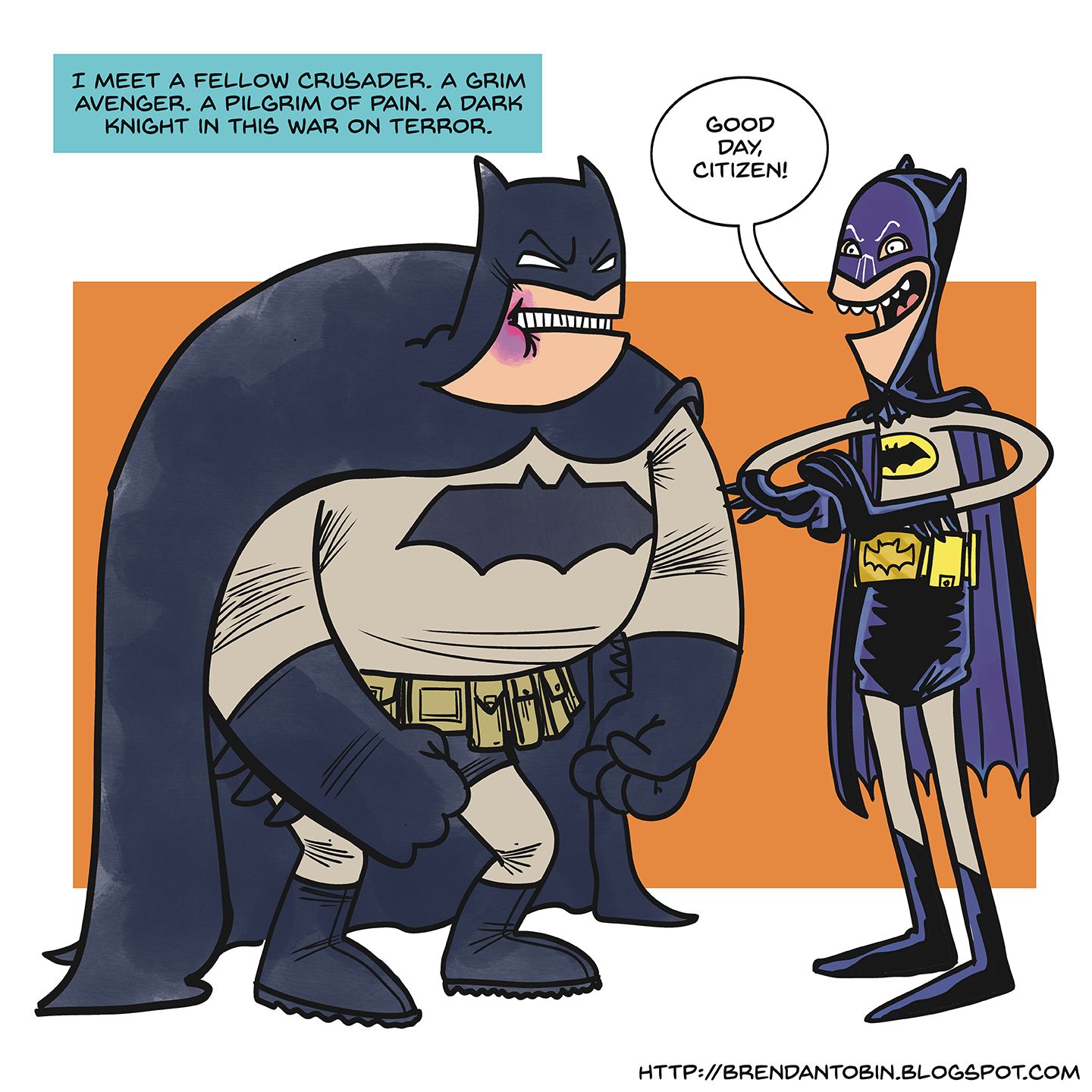 Batman encontra sua versão televisiva