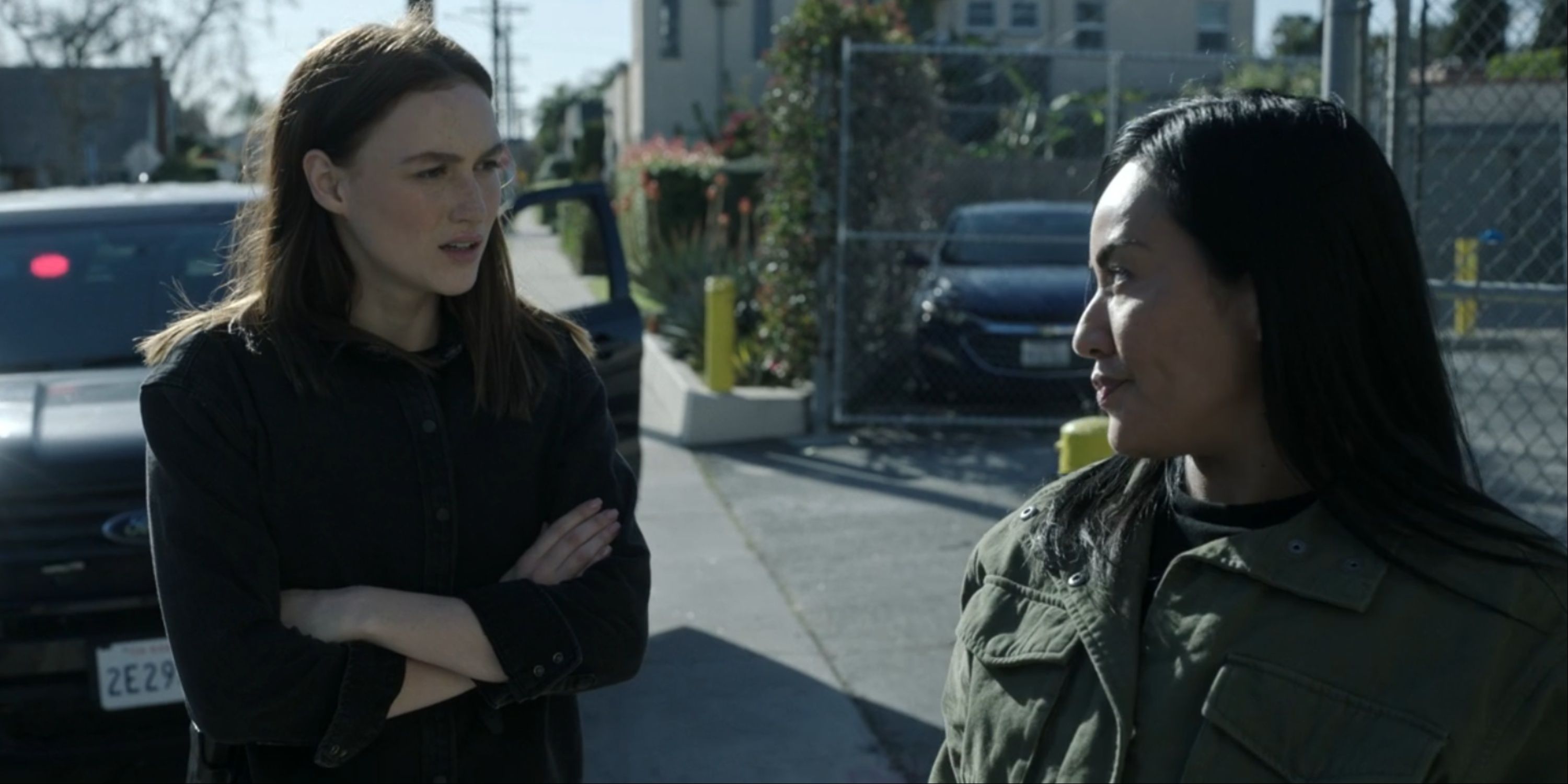Maddie Bosch and Reina Vasquez in Bosch Legacy Season 3