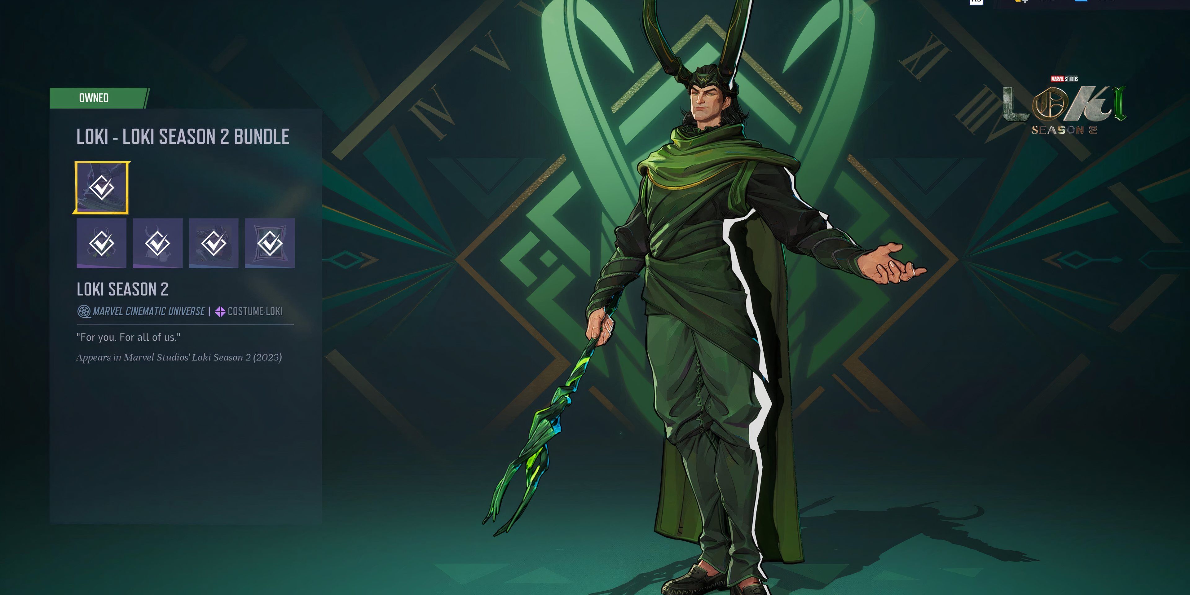 El traje de Loki temporada 2