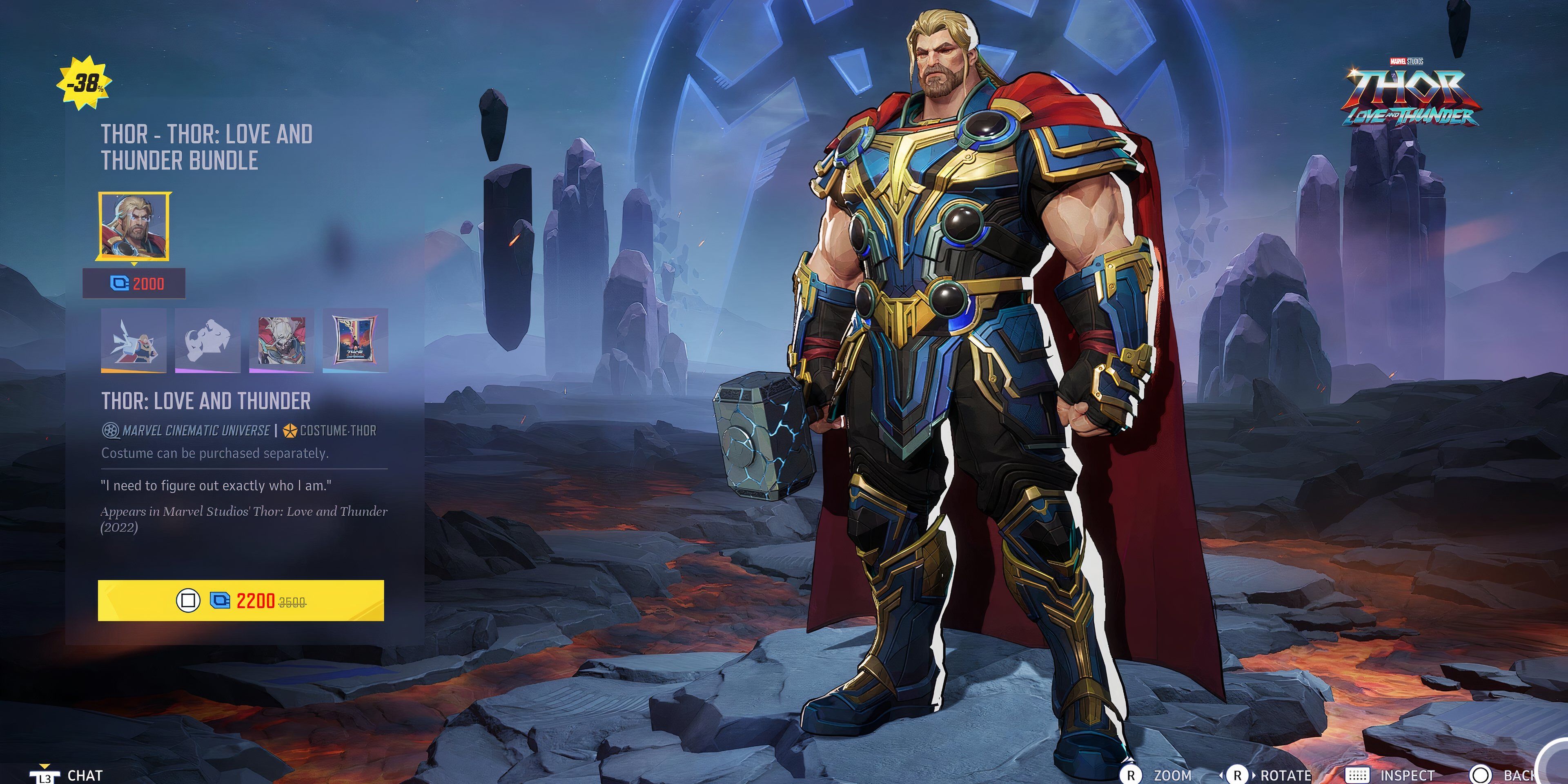 El traje de Thor del MCU