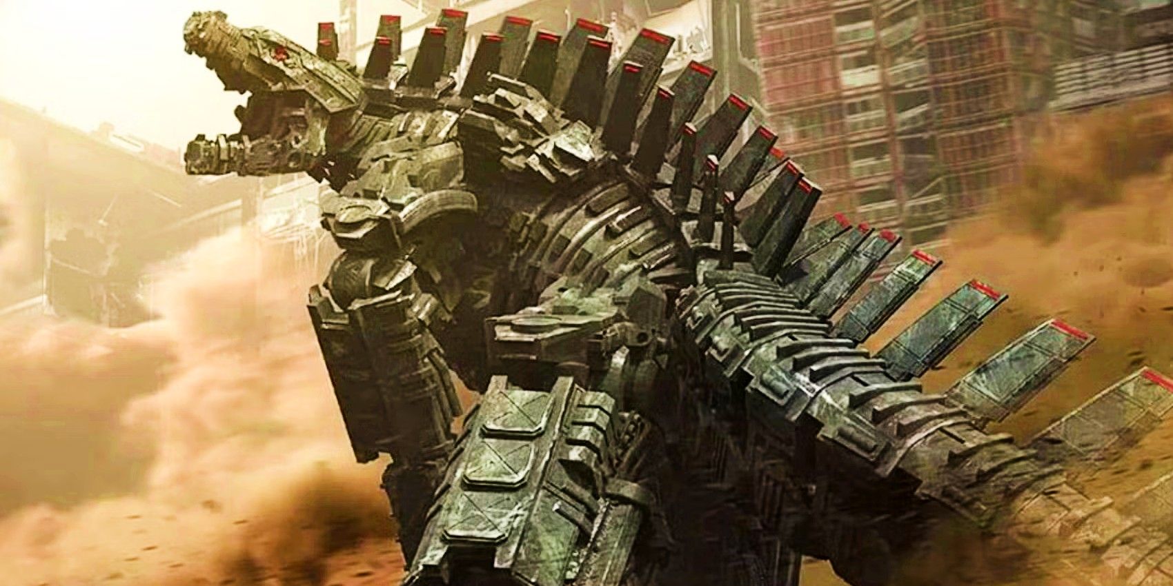 Mechagodzilla roaring in Godzilla vs Kong