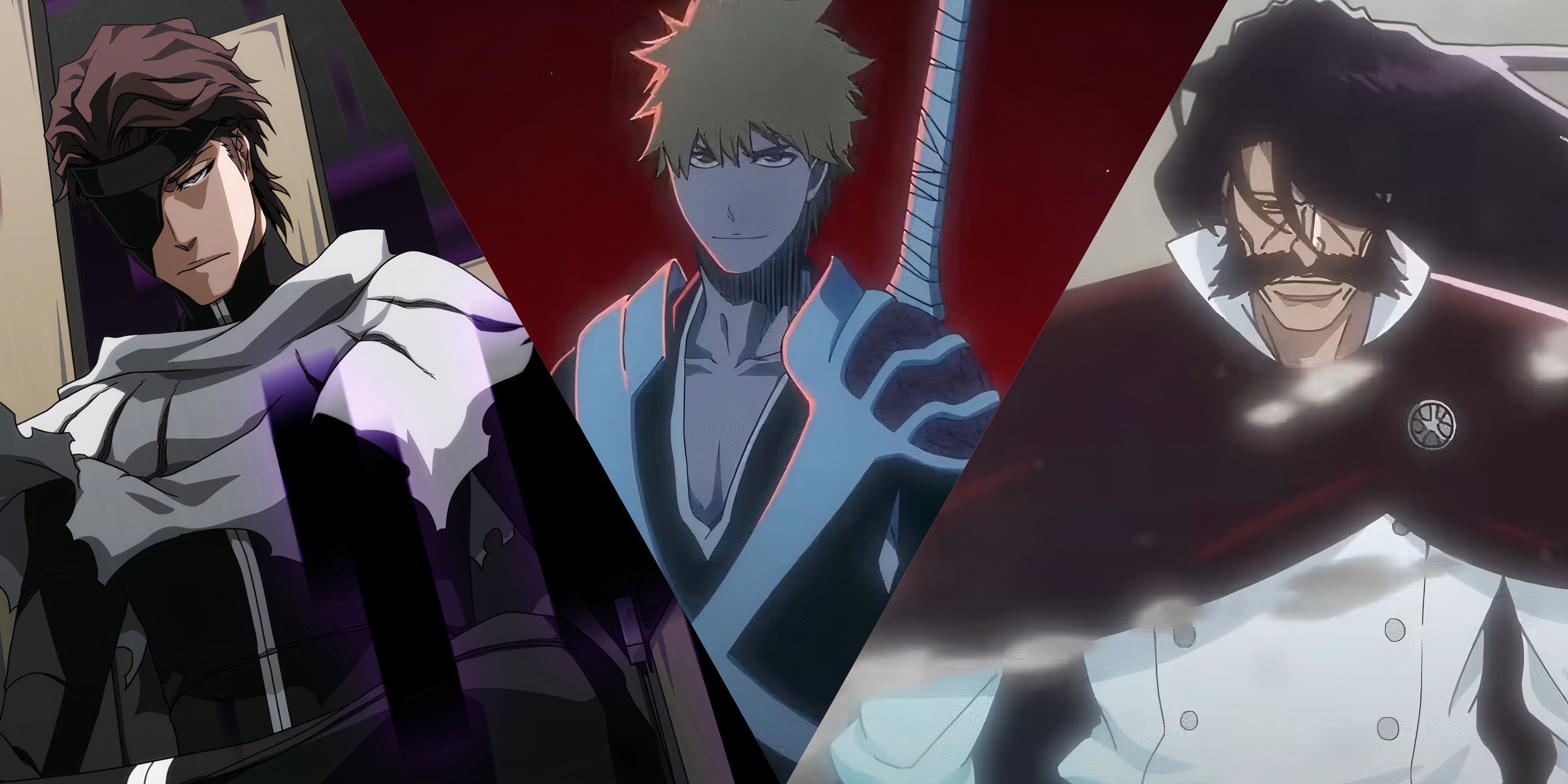 Sosuke Aizen, Ichigo Kurosaki and Sosuke Aizen in Bleach: a thousand years