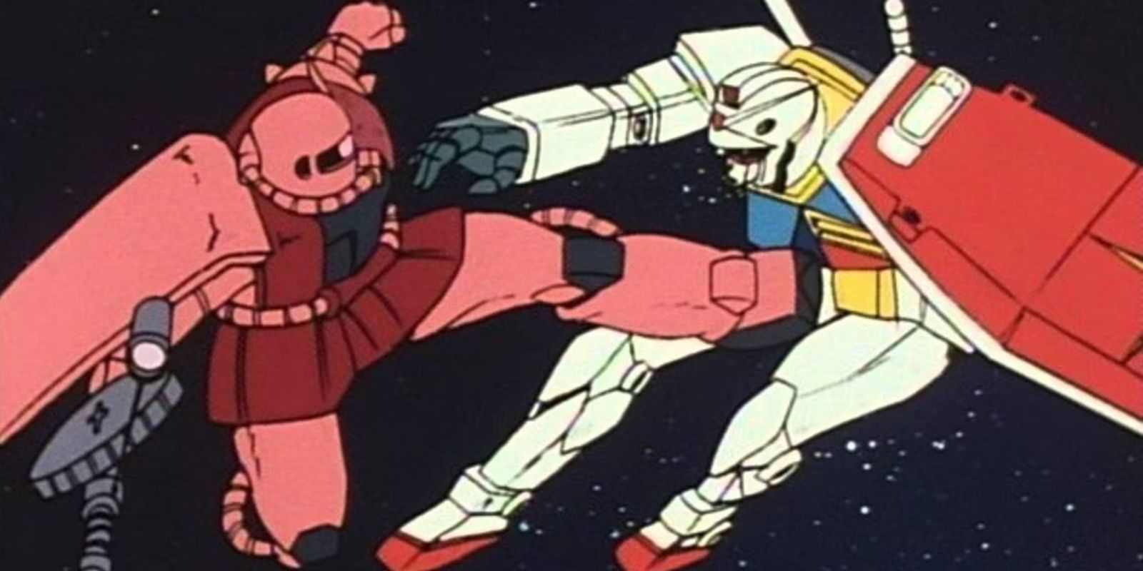 Mobile suit Gundam Char kick Amuro