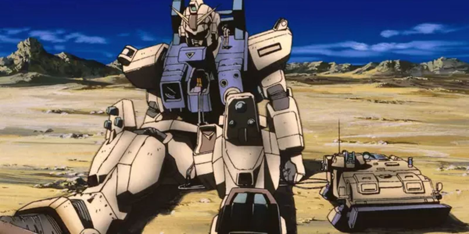 Follows Mobile Gundam on 08th Ms Team Sitting Mobile Suit