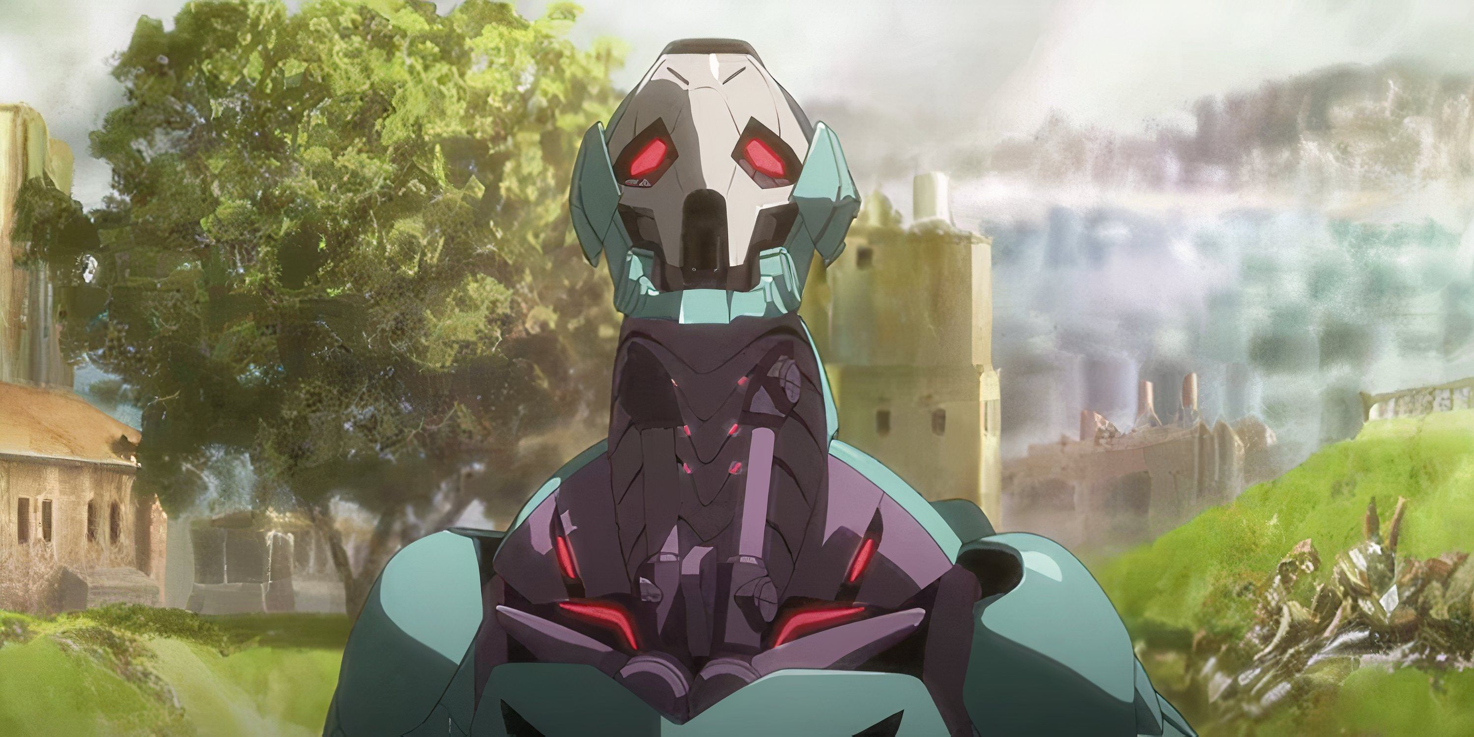 Jack es atacado por un robot SEED en Moonrise