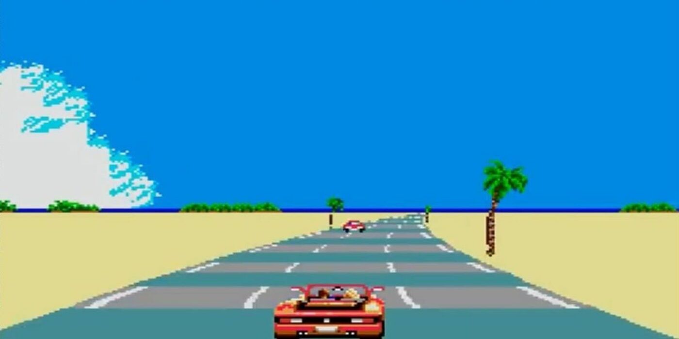 Out Run Sega Master System Gameplay
