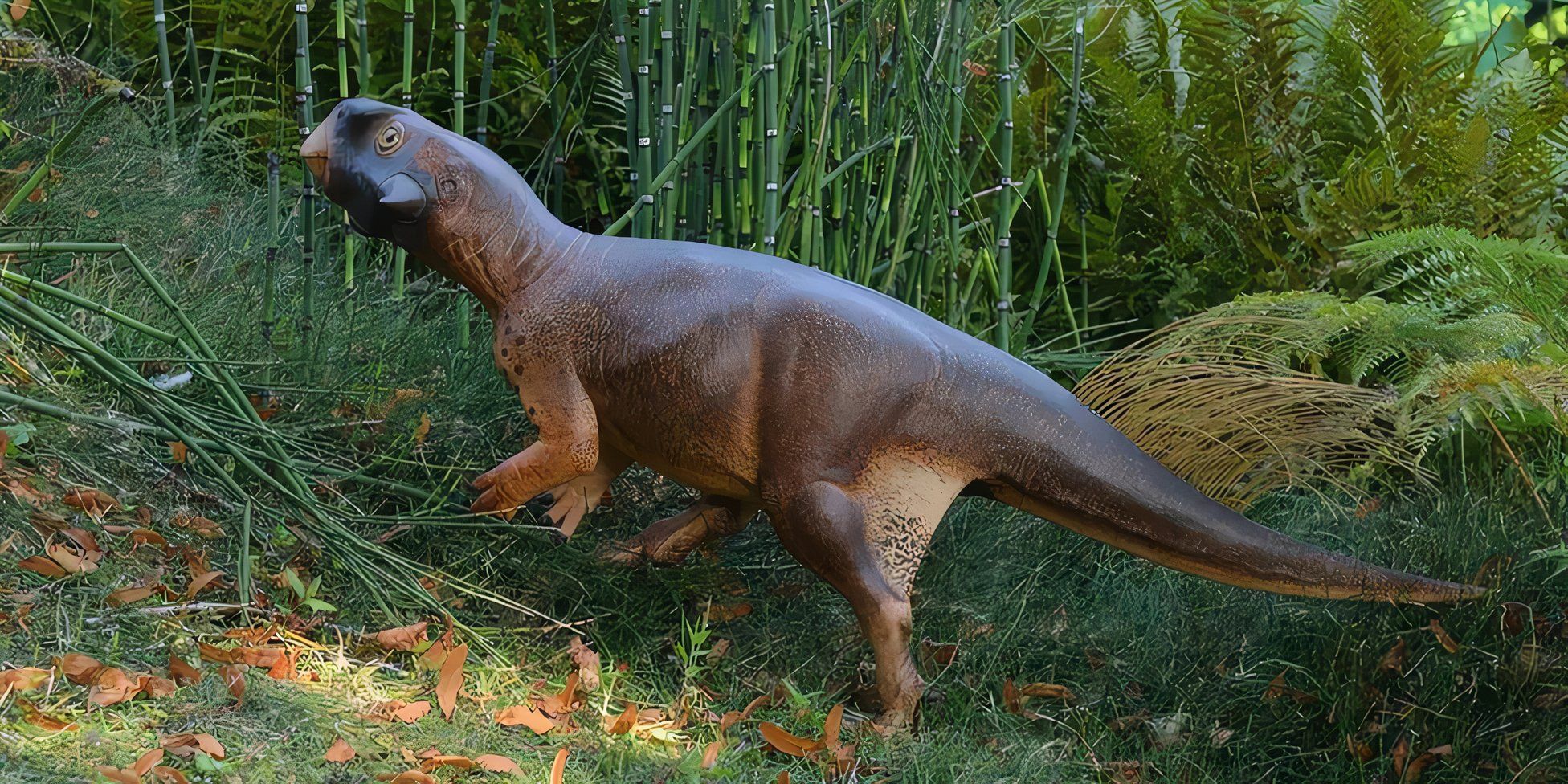 Psittacosaurus in its natural habitat