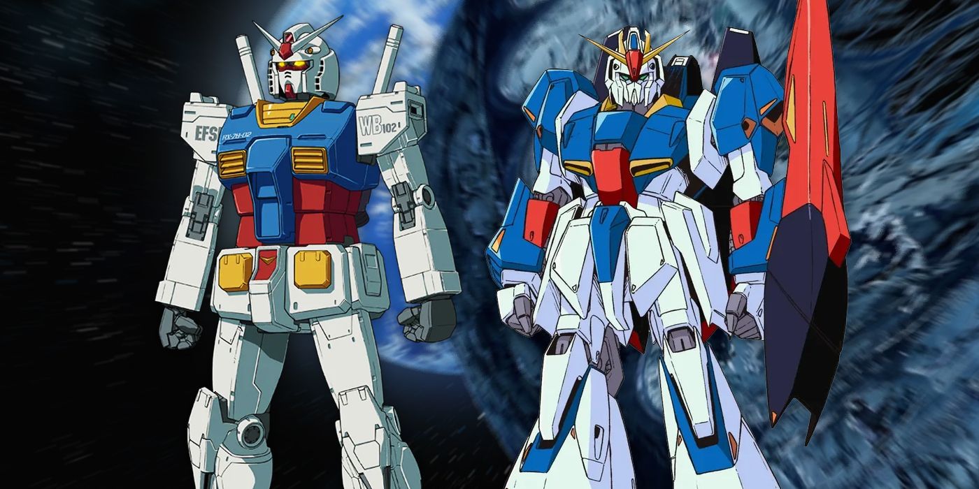 RX-78 Gundam and Zeta Gundam