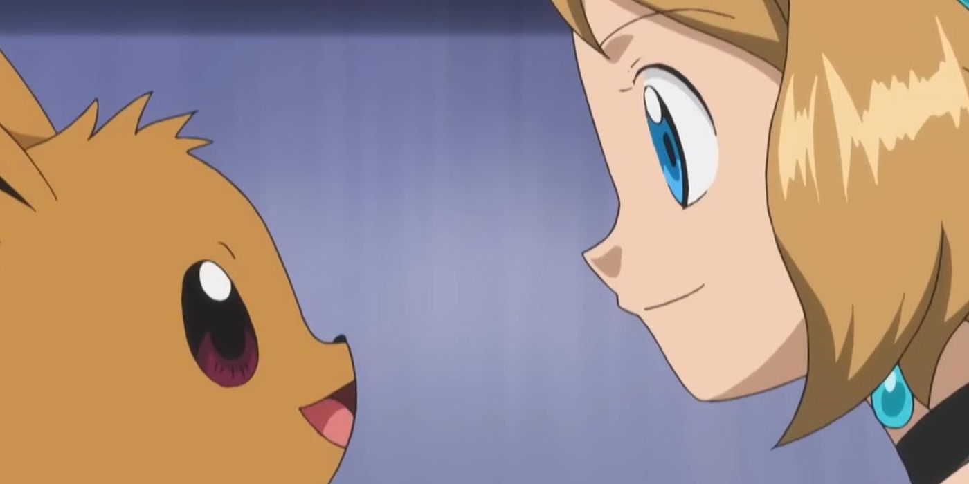 Serena and Eevee - Pokémon
