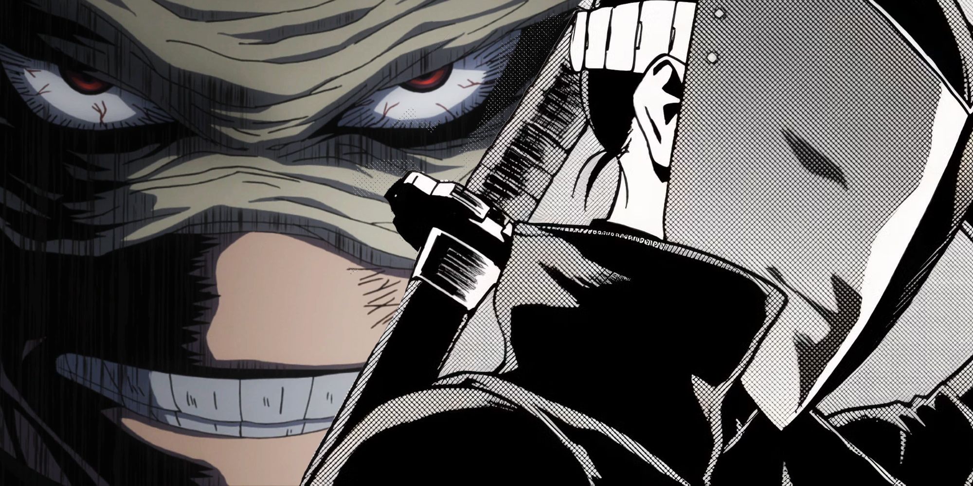 Imagem dividida da mancha de Mha e Stendhal de Vigilante